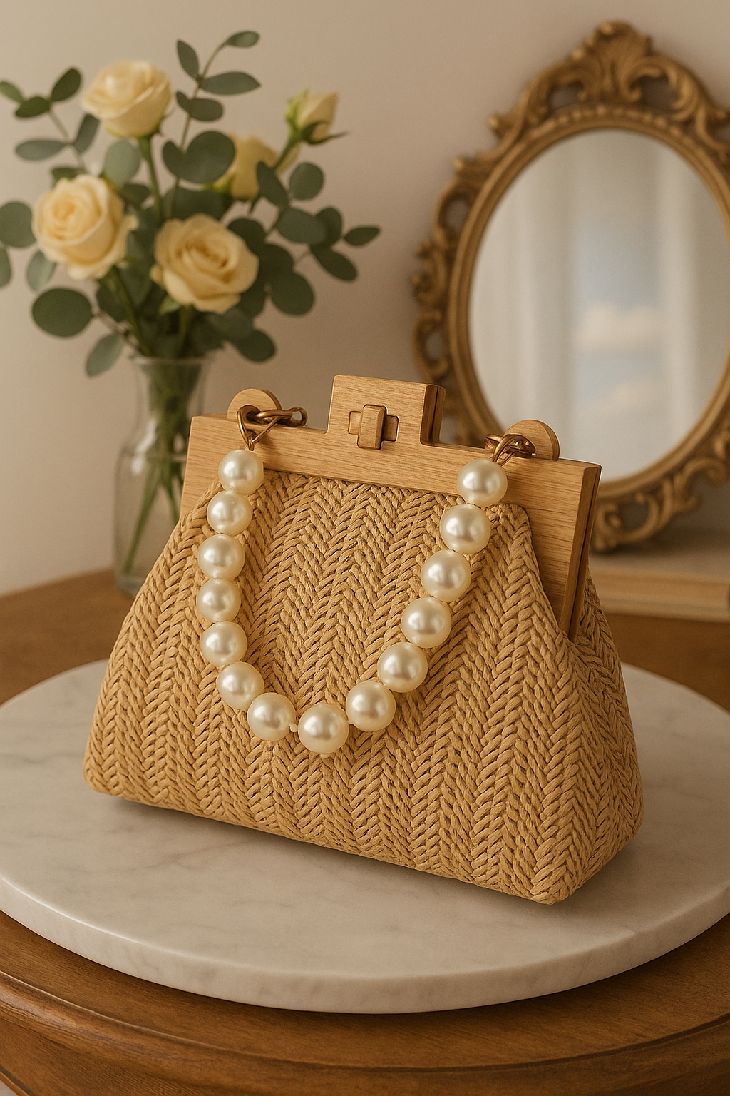 Tropical pearl bag